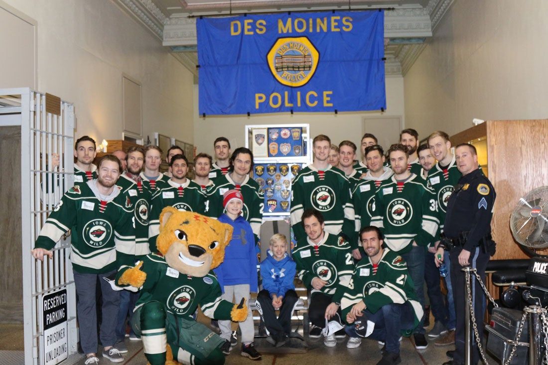 Parking Rockford Icehogs at Iowa Wild