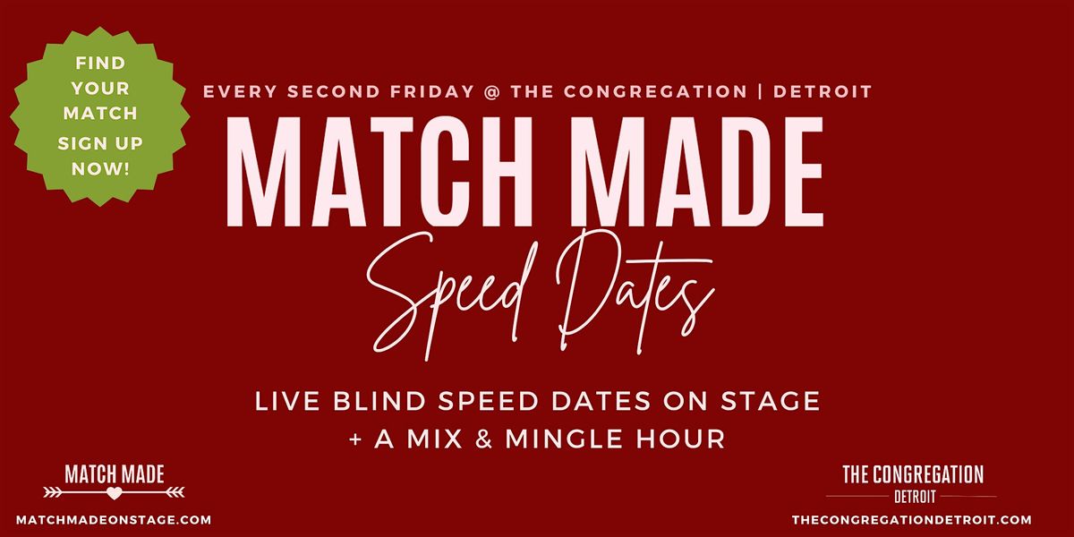 Match Made on Stage - Live Speed Date Comedy Show