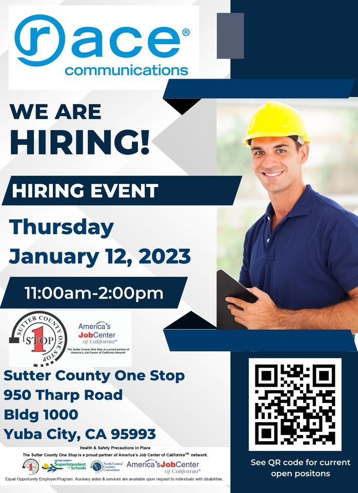 Race Communications Hiring Event