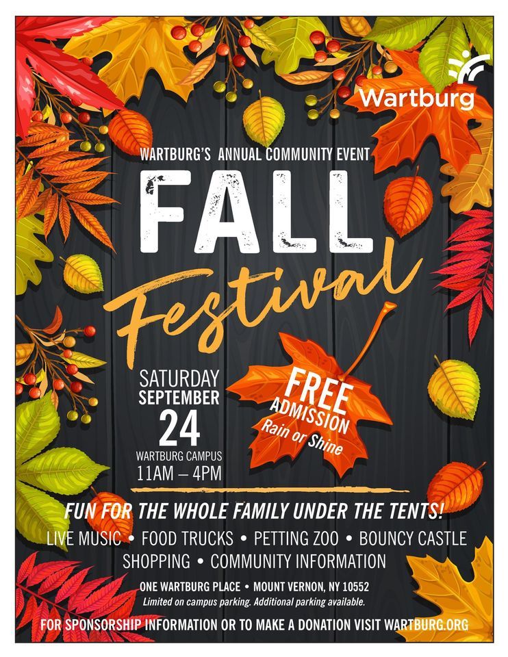 Fall Festival 2022 Wartburg, Mount Vernon, NY September 24, 2022