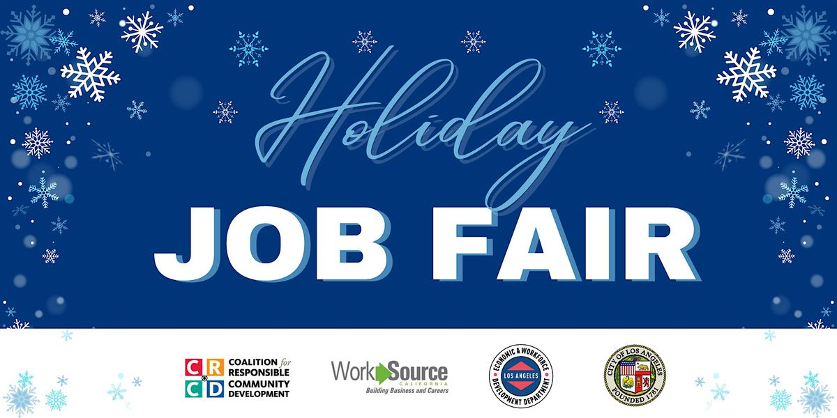 CRCD Holiday Job Fair