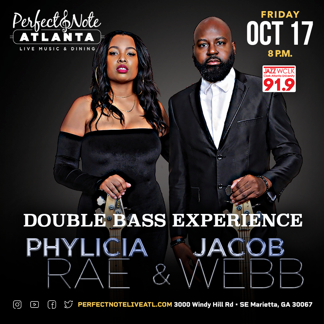 Jacob Webb and Phylicia Rae at Middle C Jazz Club