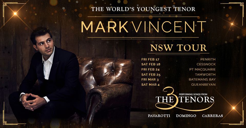 Mark Vincent NSW 2023 Tour | Queanbeyan