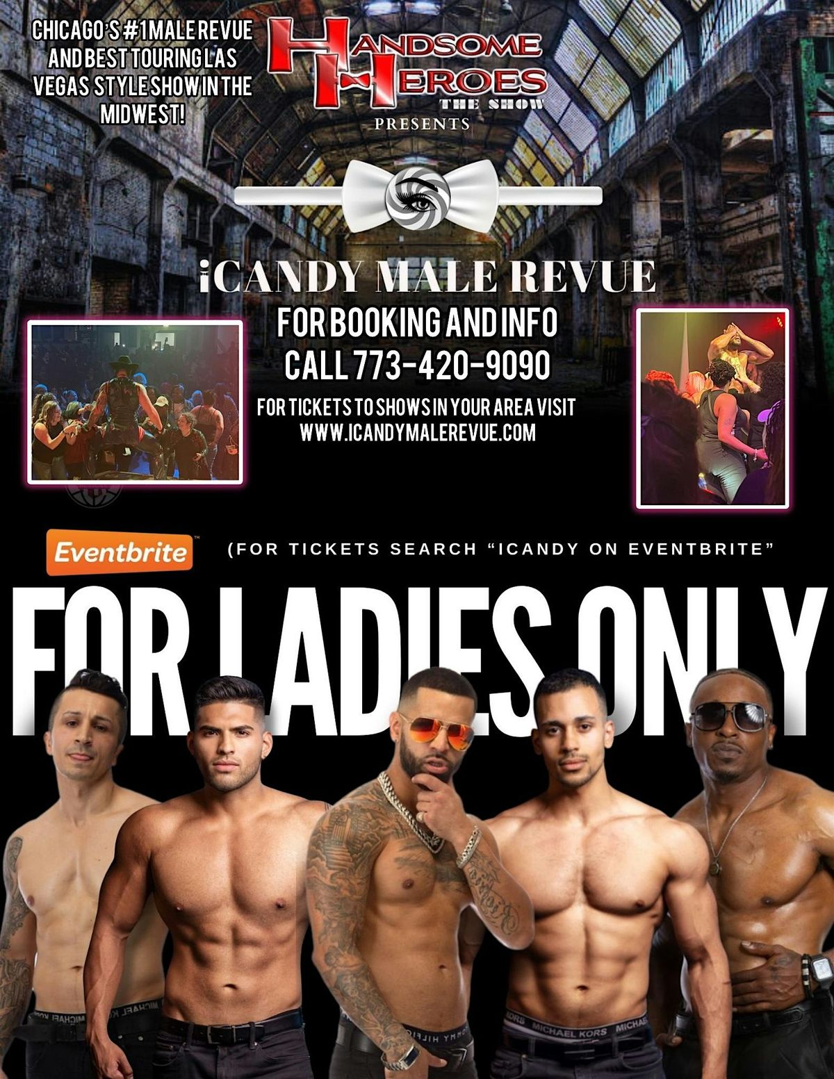The G.O.A.T. iCandy Male Revue @Zero Grille - Portland, ME
