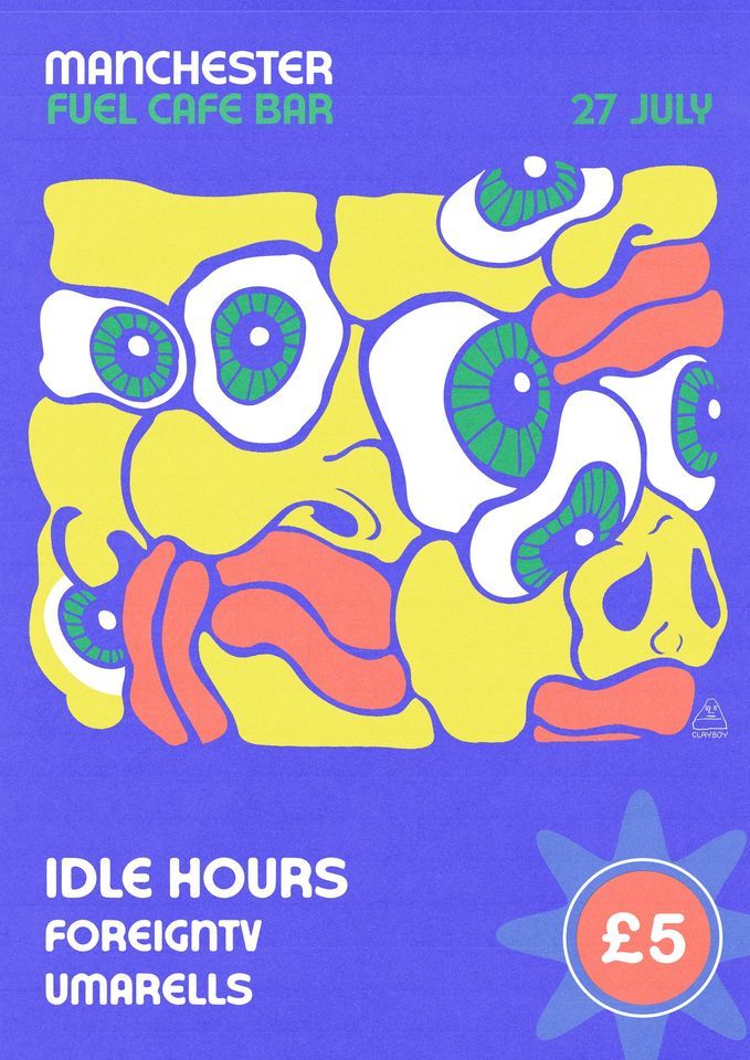 Idle Hours, Foreign TV and Umarells, live at Fuel Cafe - Manchester