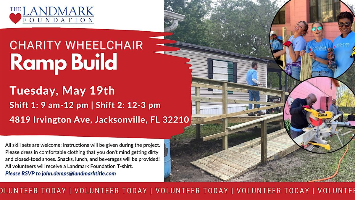The Landmark Foundation Charity Wheelchair Ramp Build