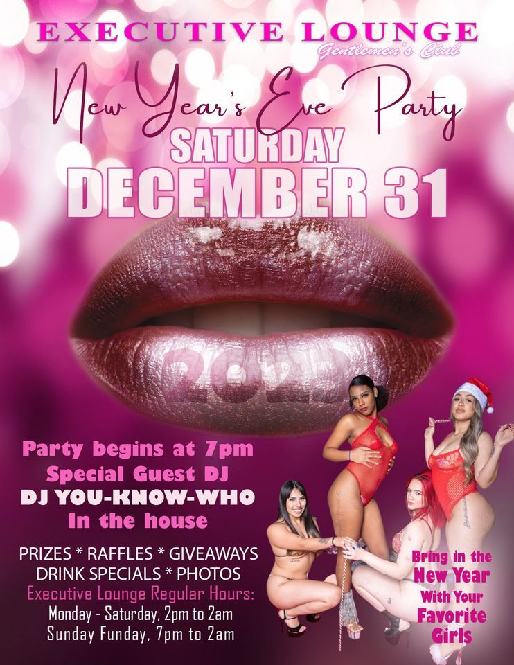 Executive Lounge New Years Eve Party | 4000 S Broadway St, Wichita, KS ...