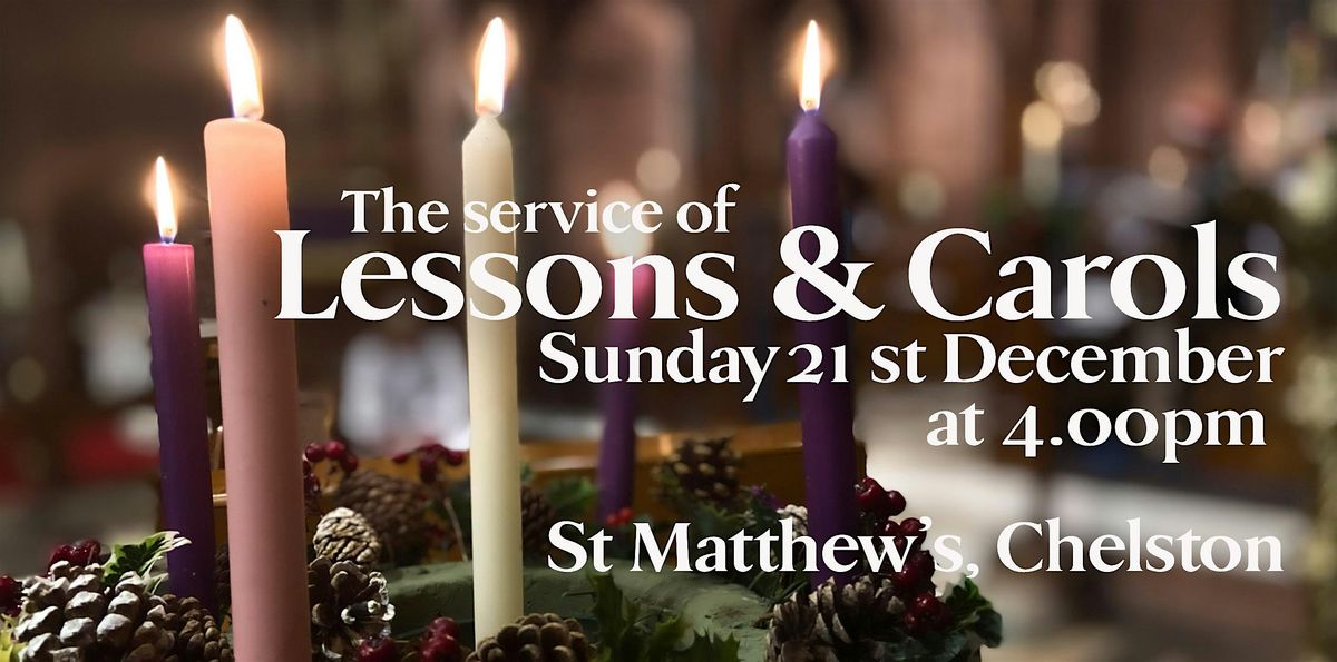 2025 Lessons & Carols at St Matthew's, Chelston