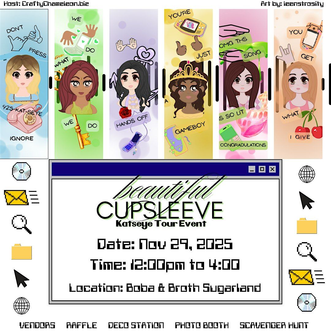 Beautiful Cupsleeve: Katseye Tour Event