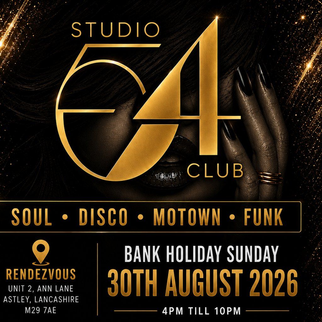 Studio 54 Club | Bank Holiday sunday 30th August |