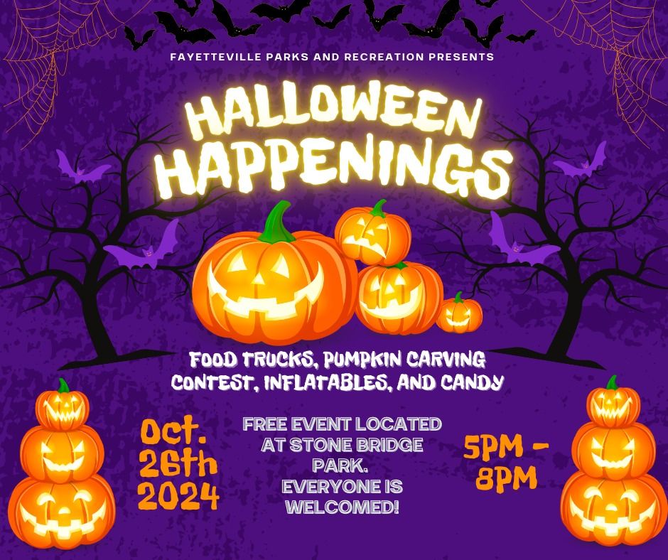 Halloween Happenings 2024 Stone Bridge Park, Fayetteville, TN