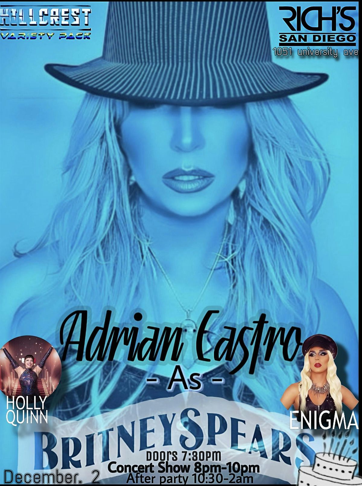 Tribute to Britney Spears performed by Adrian Castro