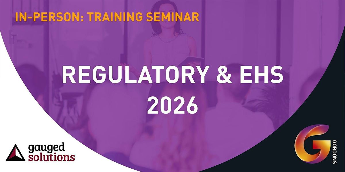 Gordons LLP and Gauged Solutions Training Seminar