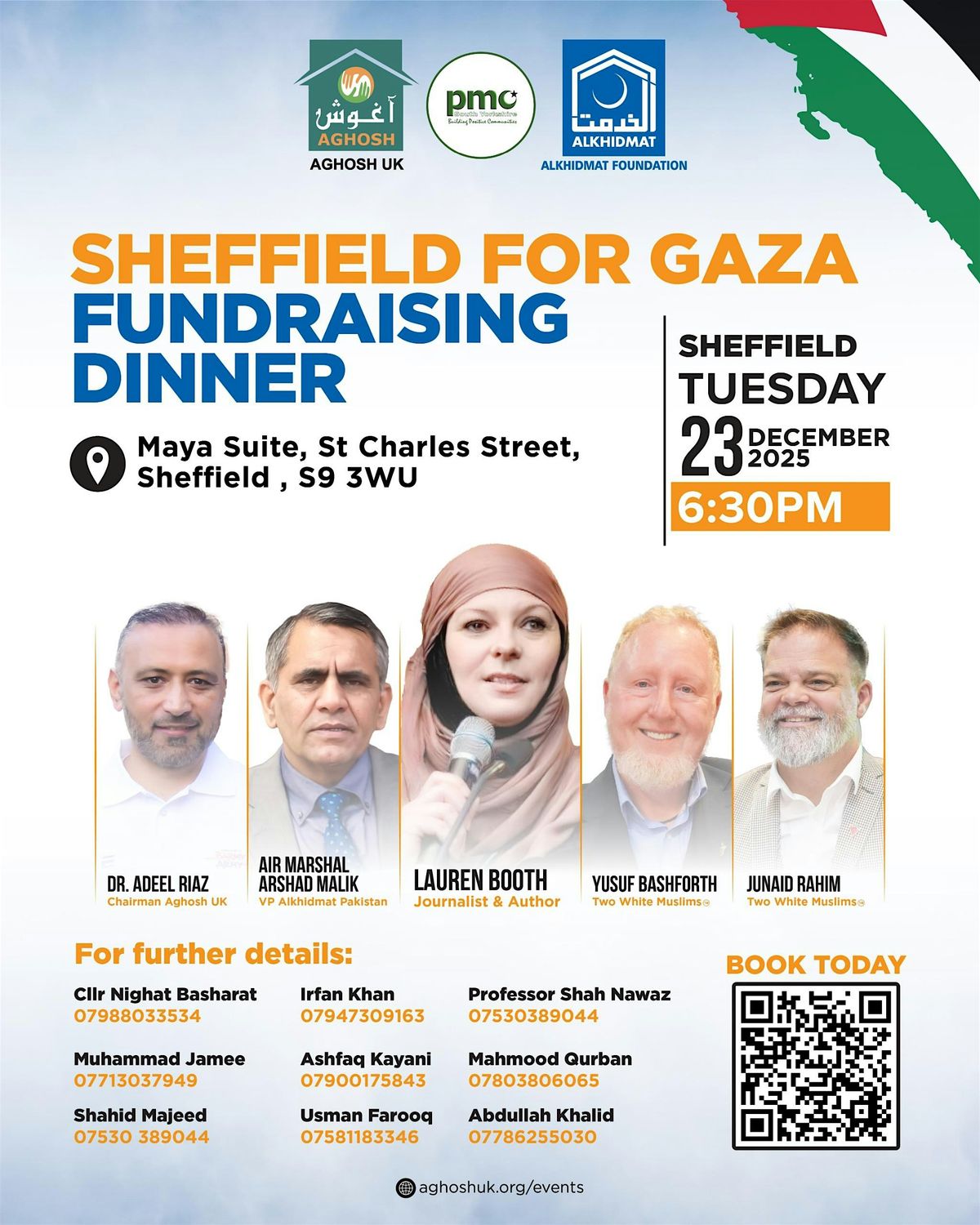 Gaza Fundraising Dinner, Sheffield