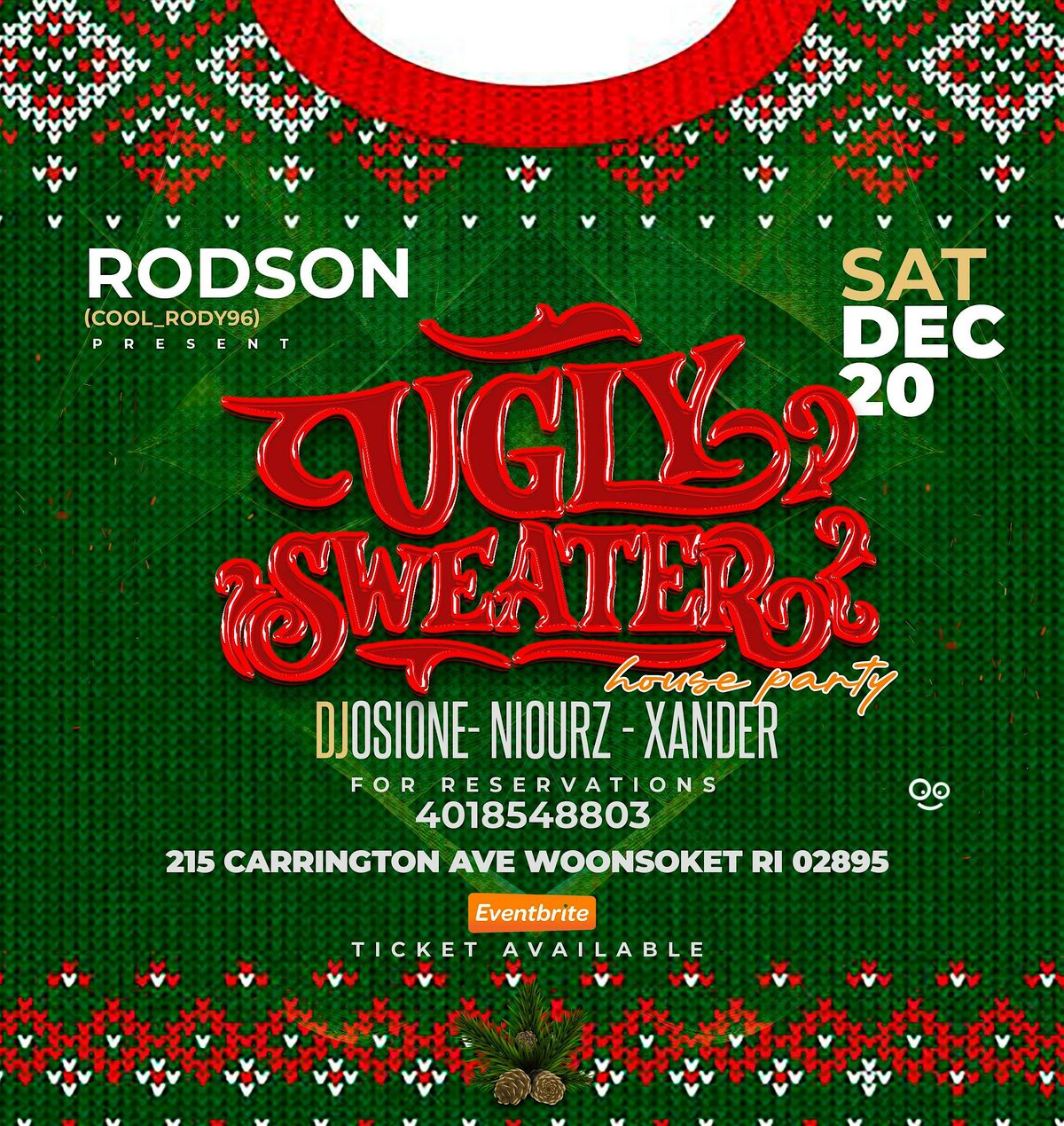 UGLY SWEATER HOUSE PARTY