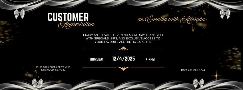 Customer Appreciation - An Evening with Allergan