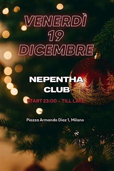 Nepentha Xmas Party -19 dicembre