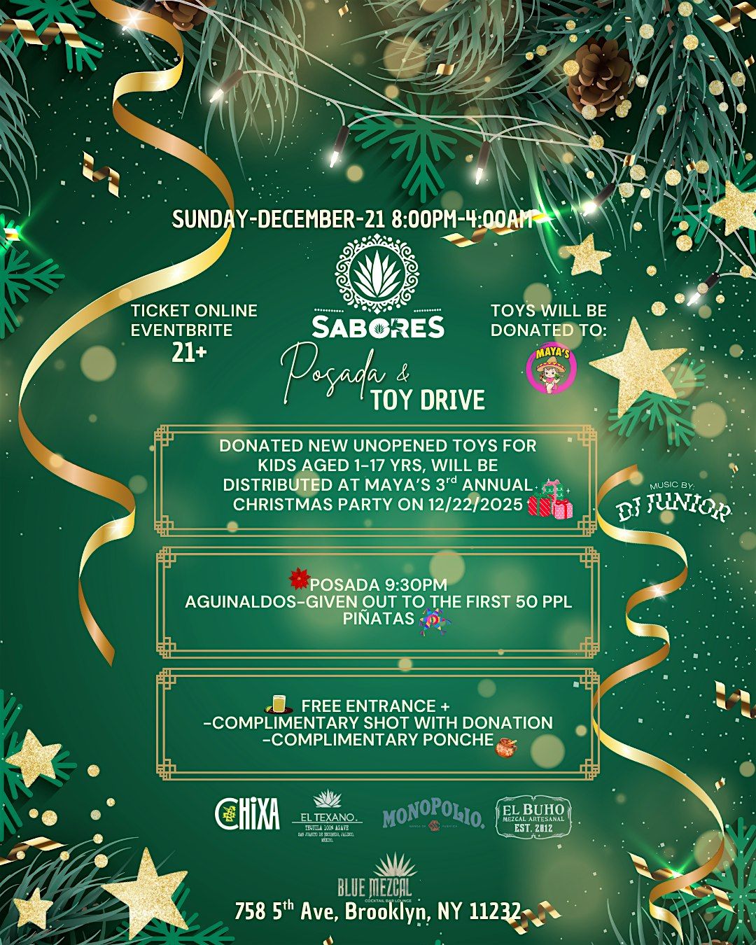 Sabores Mexico Posada & Toy Drive NYC