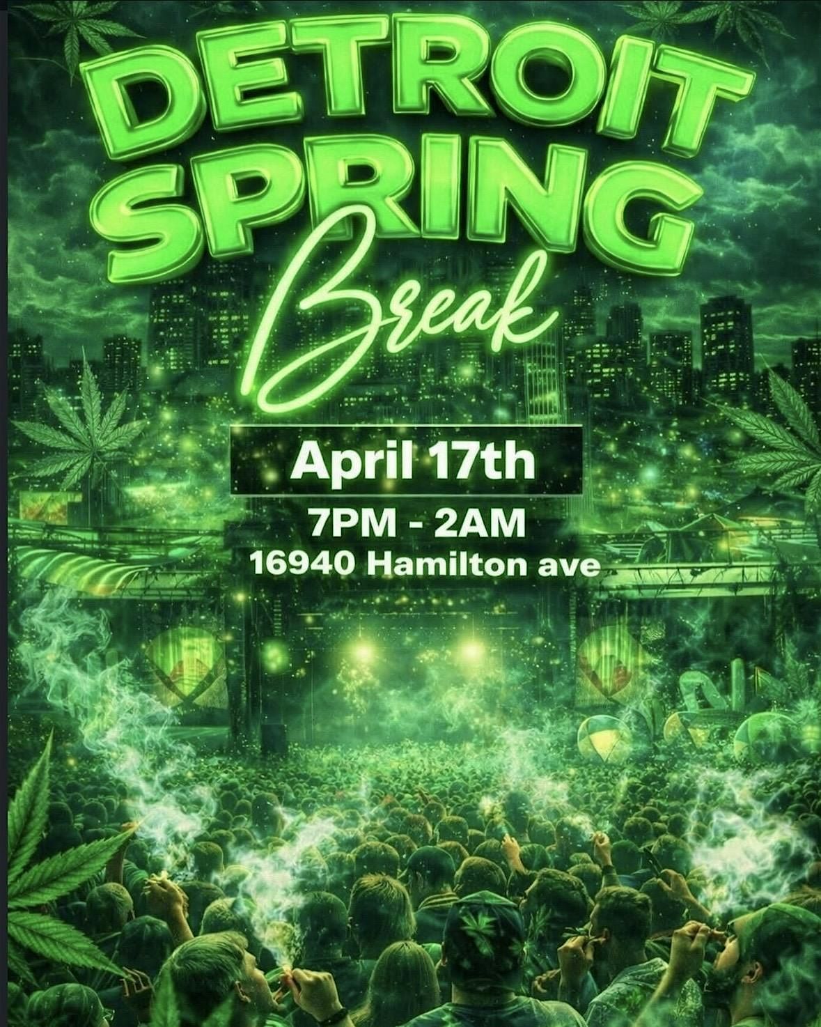 Detroit spring break at 16940 Hamilton Ave, Highland Park on 17th April ...