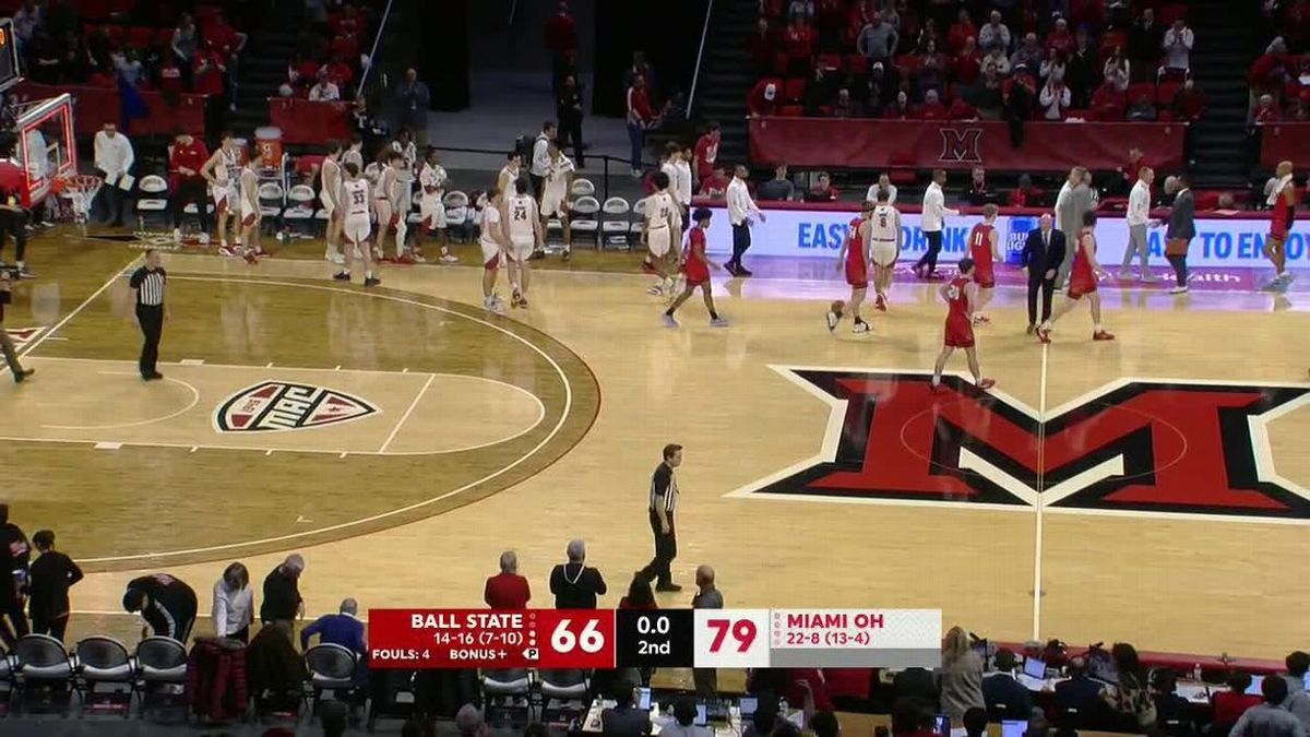 Ball State Cardinals at Ohio Bobcats Mens Basketball
