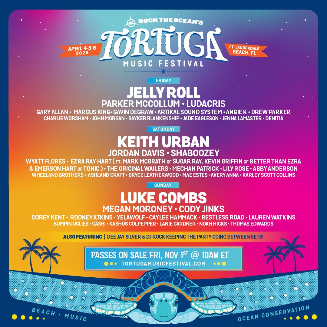 Tortuga Music Festival - Sunday at Fort Lauderdale Beach
