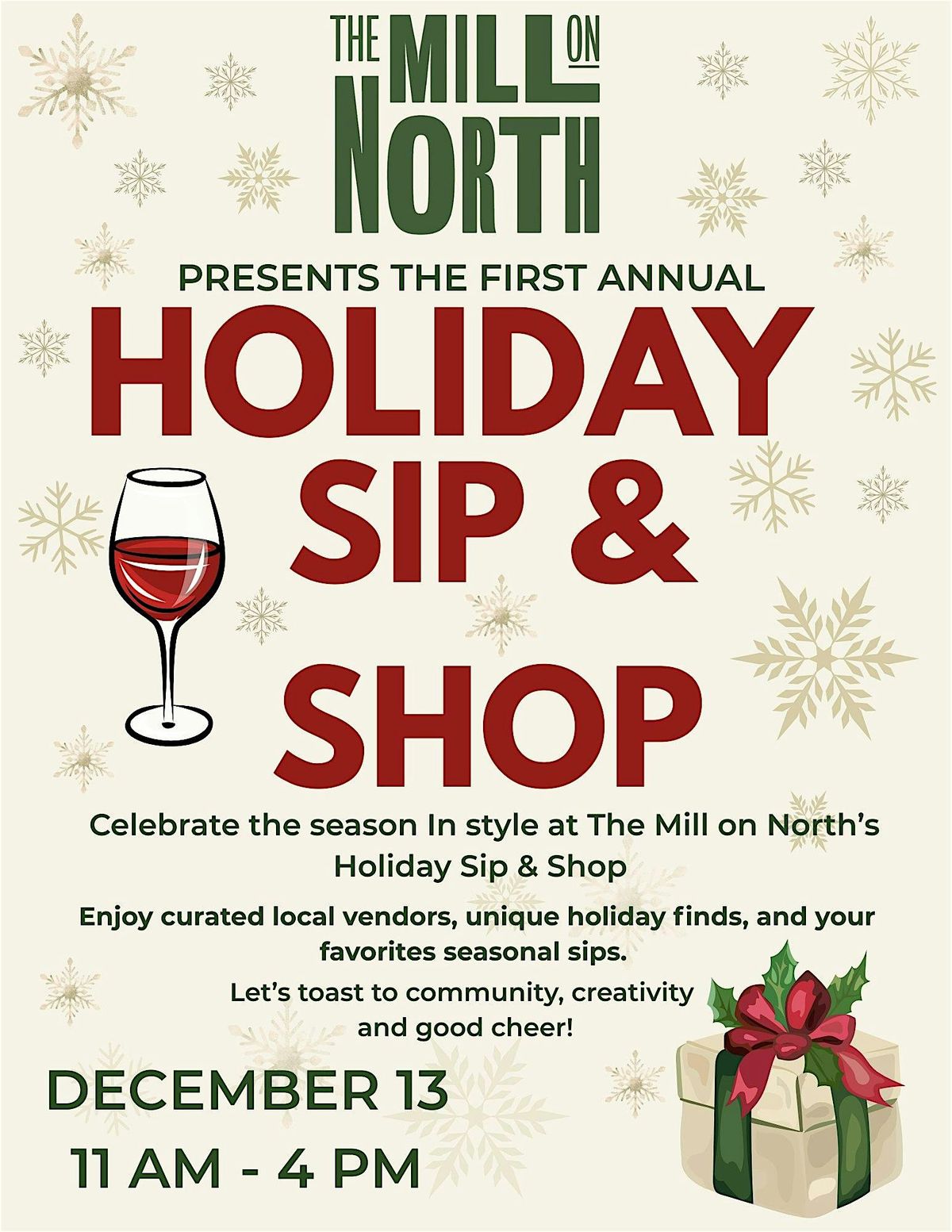 Holiday Sip & Shop