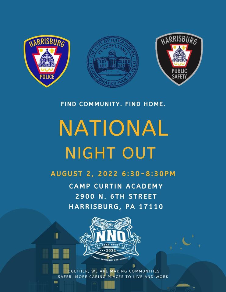 National Night Out Camp Curtin School Harrisburg Pa August 2 2022