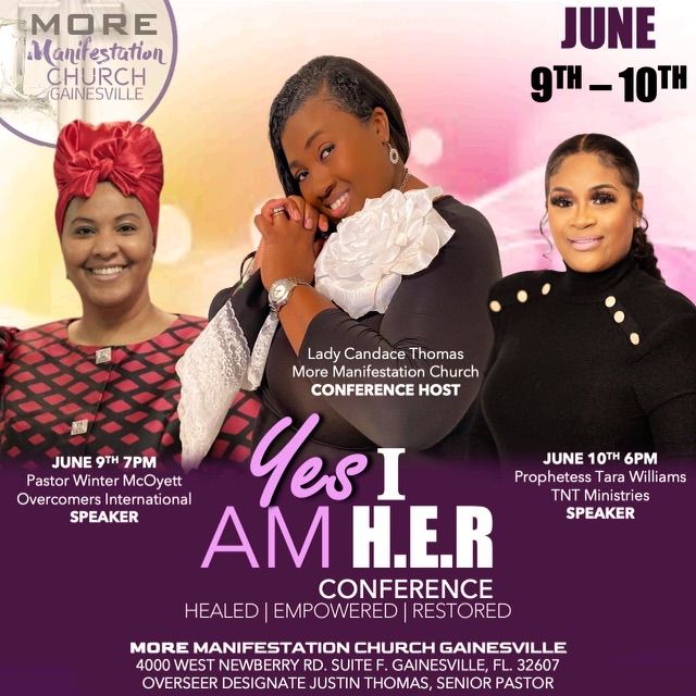 YES I AM HER CONFERENCE: HEALED, EMPOWERED, RESTORED | More ...