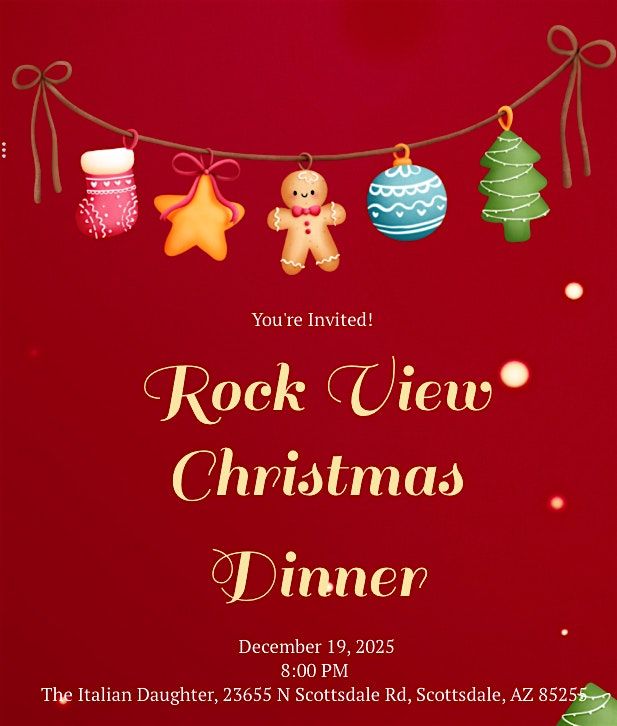 Rock View Team Christmas Dinner