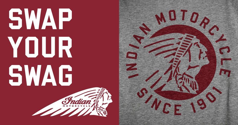 Indian Motorcycle Swap your Swag Event International Motorsports