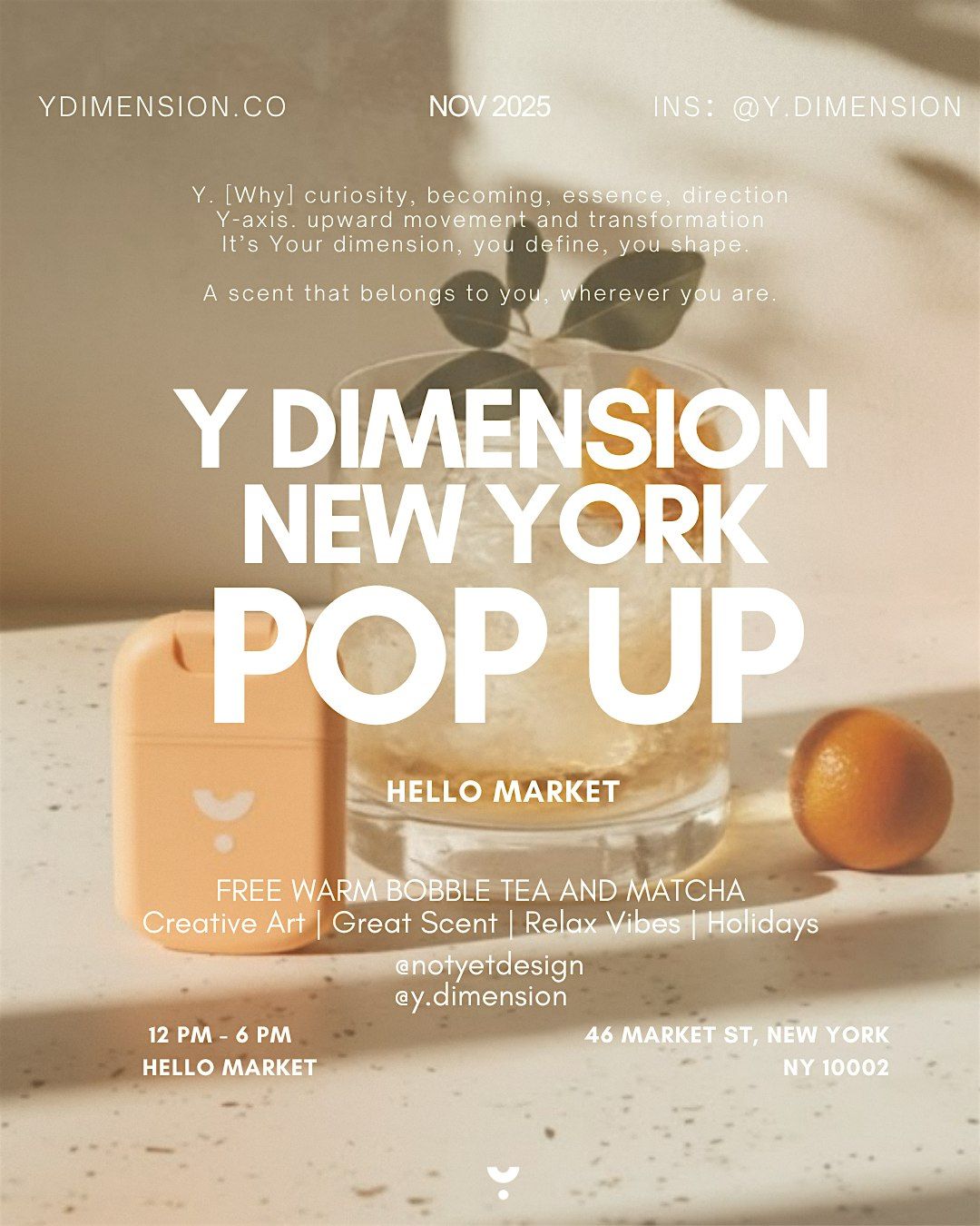 Y Dimension Pop Up @ Hello Market