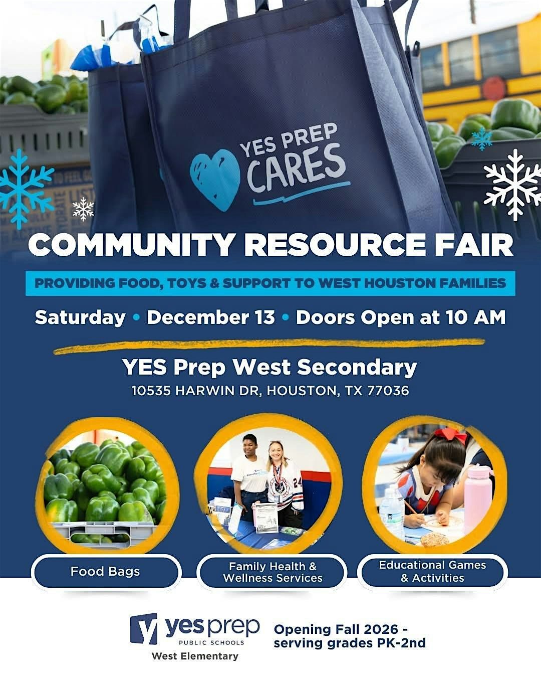YES Prep Cares Community Resource Fair