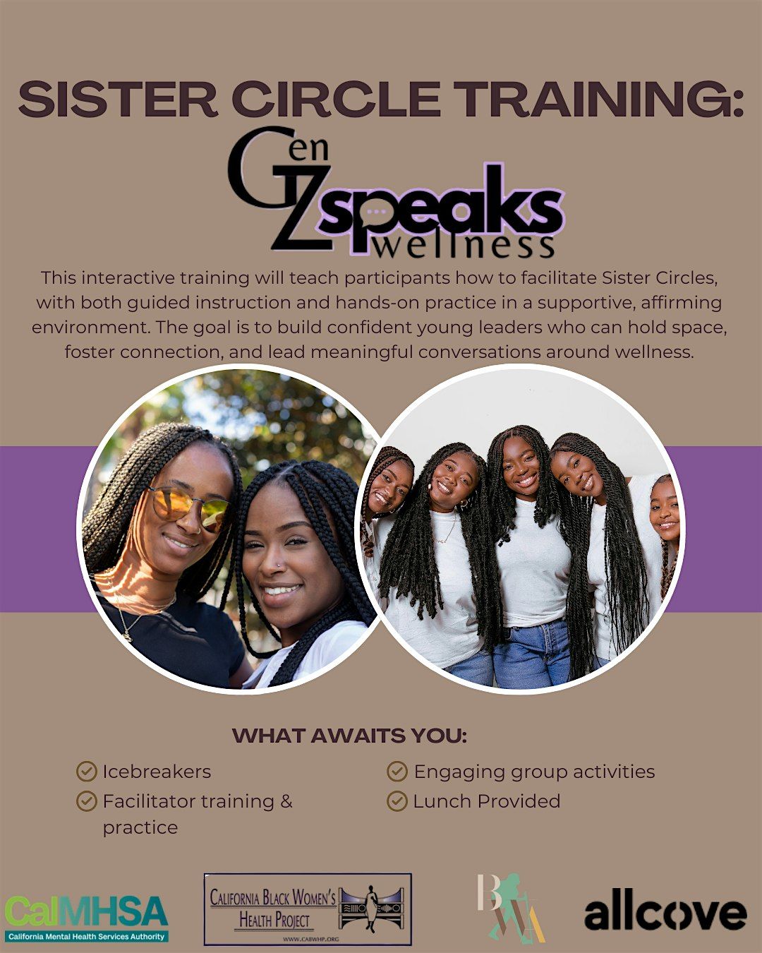BWA & CABWHP- Sister Circle Training: Gen-Z Speaks Wellness