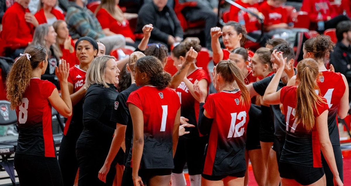 Parking Miami Hurricanes at NC State Wolfpack Womens Volleyball