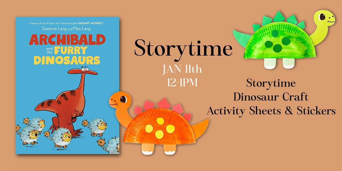 Archibald and the Furry Dinosaurs Storytime