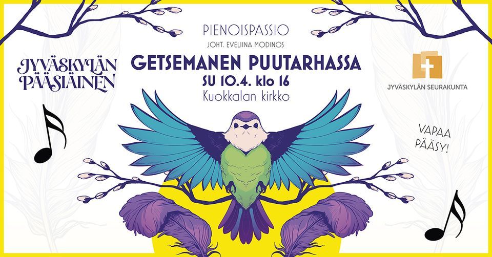 Getsemanen puutarhassa -pienoispassio | Kuokkalan kirkko, Jyväskylä, LS |  April 10, 2022