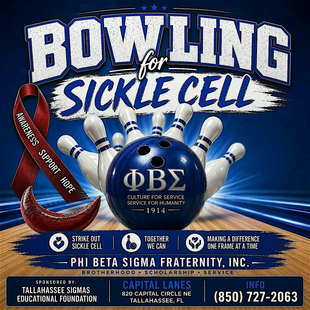 Bowling for Sickle Cell - Tallahassee Sigmas Educational Foundation, Inc