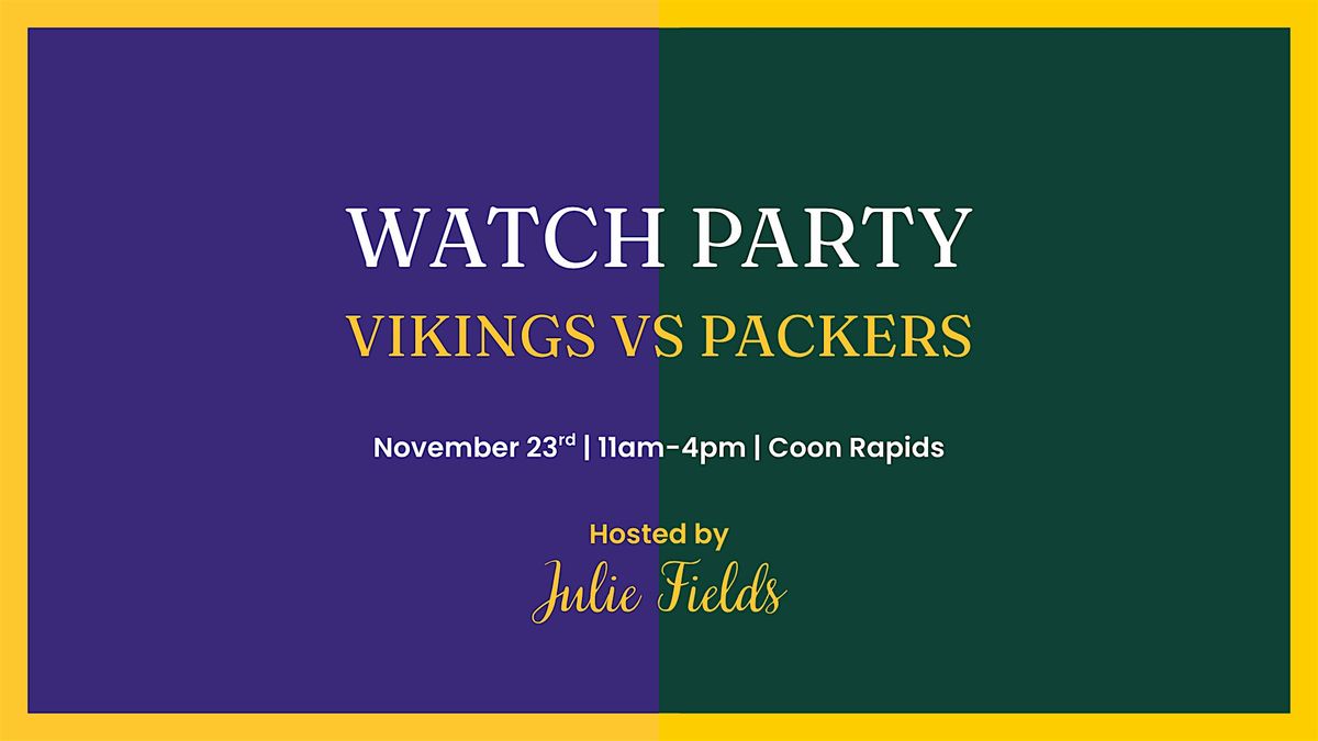 Vikings vs Packers Watch Party