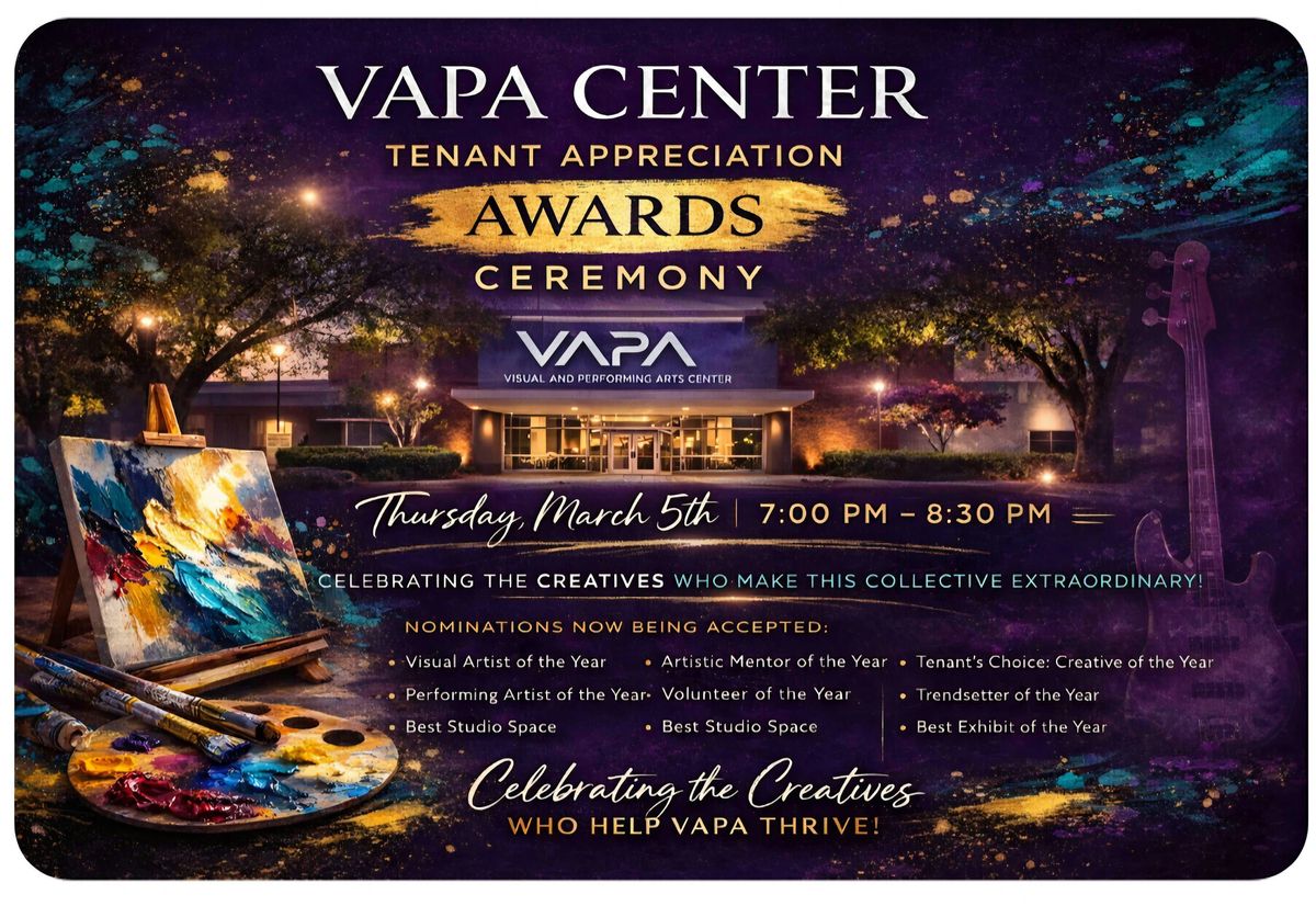 2026 1st Annual VAPA Tenant Appreciation Event and Awards Ceremony at ...