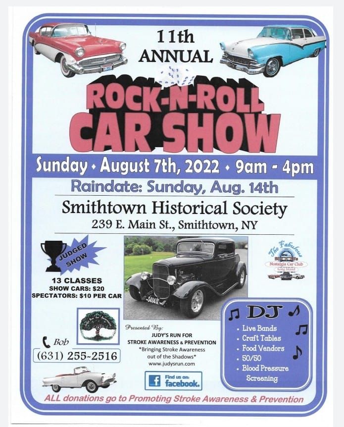 Car Show | Smithtown Historical Society | August 7, 2022