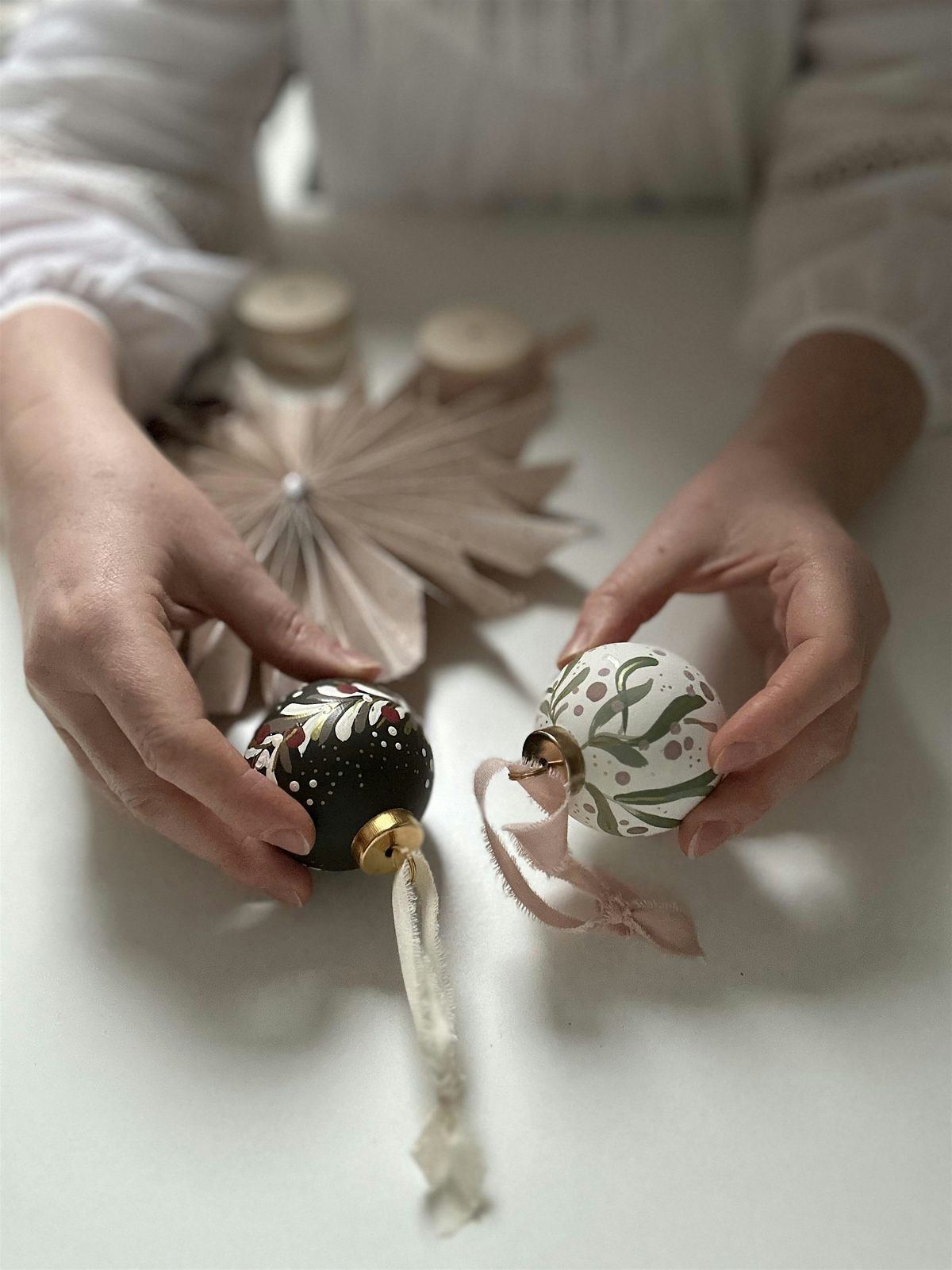 Hand Painted Bauble & Paper Decoration Workshop