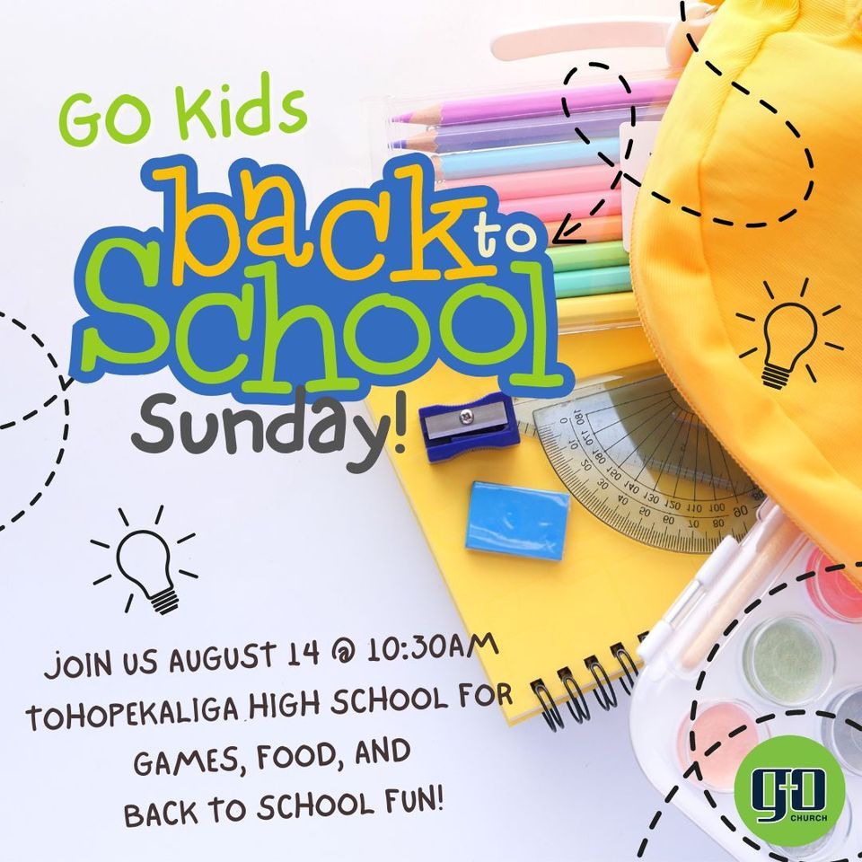 GO Kids Back to School Sunday Tohopekaliga High School, St Cloud, FL August 14, 2022