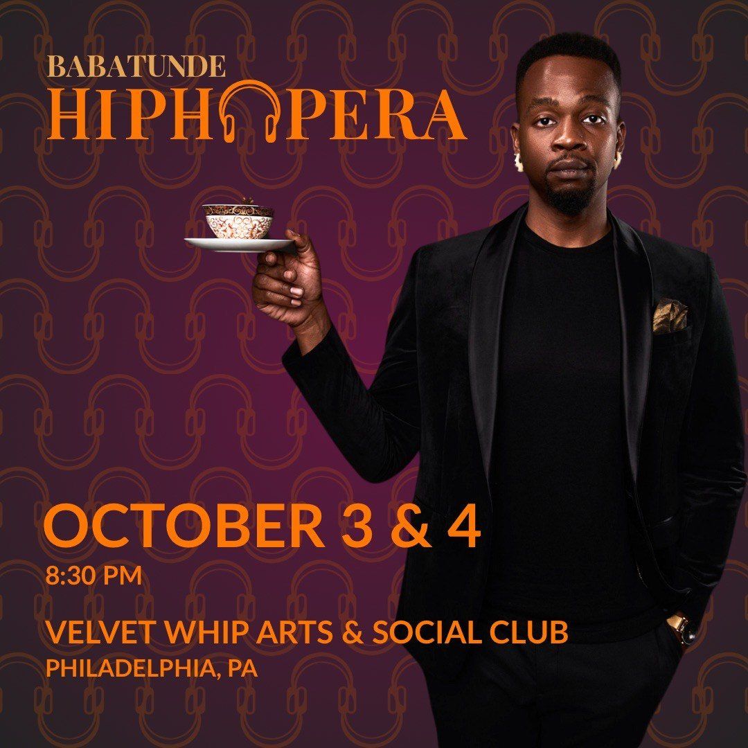 Babatunde HipHopera at City Winery - Boston
