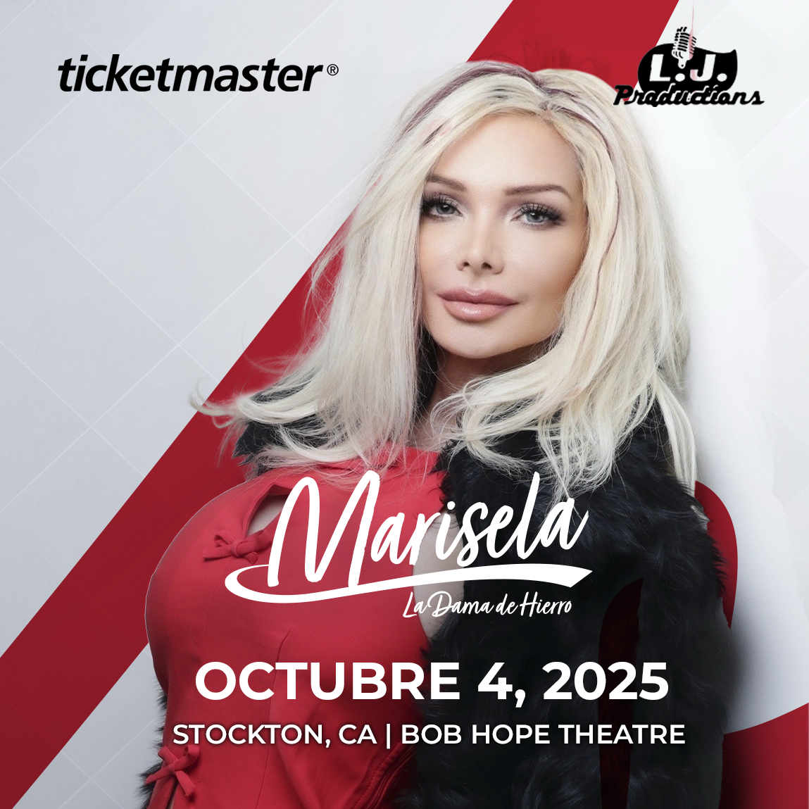 Marisela - La Dama de Hierro at Bob Hope Theatre - CA
