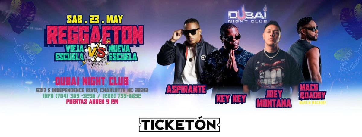 KEY KEY - MACH & DADDY - ASPIRANTE - JOE MONTANA EN CHARLOTTE