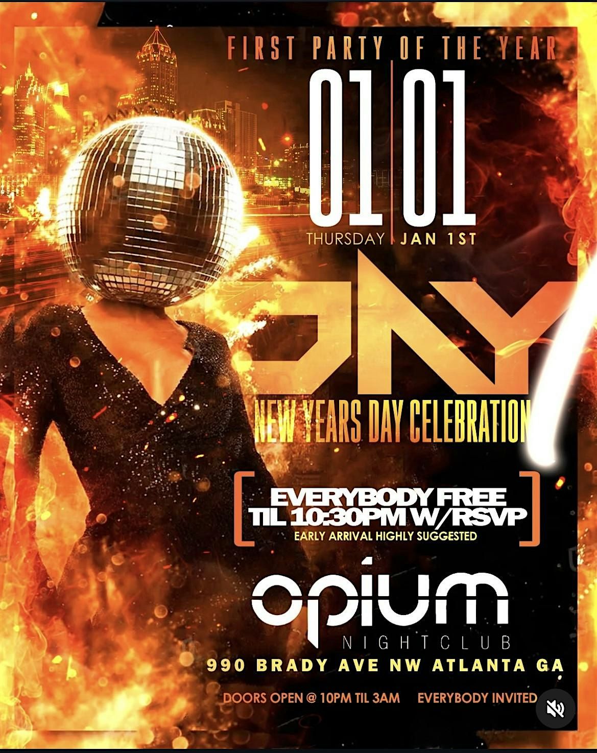 DAY 1 NEW YEARS DAY CELEBRATION  @ OPIUM FIRST PARTY OF THE YEAR
