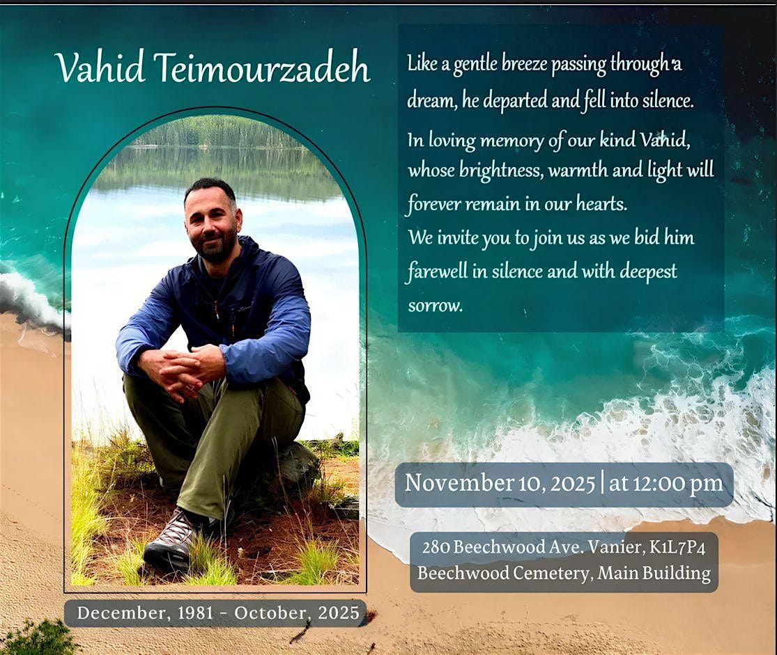 Celebration of Vahid's life