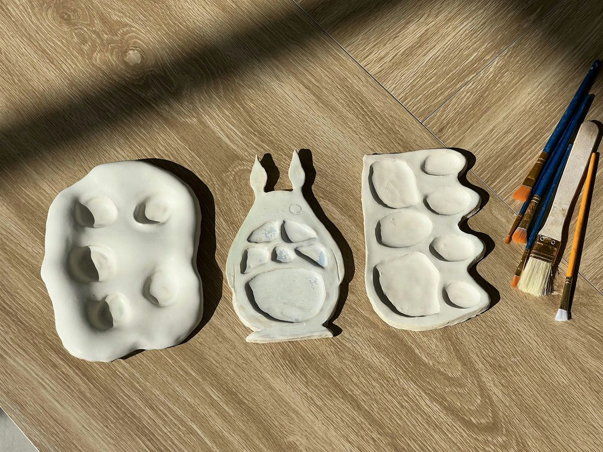 DIY Paint Palette Pottery Class- Beginner Ceramics Workshop