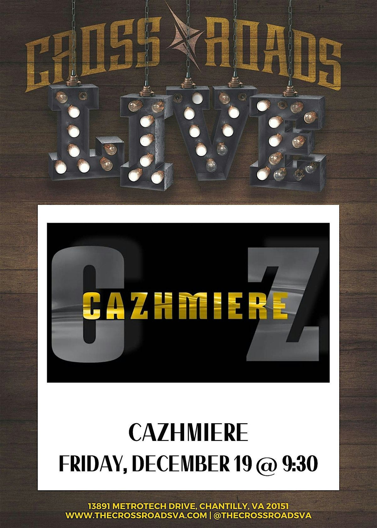 Crossroads Live Presents: Cazhmiere
