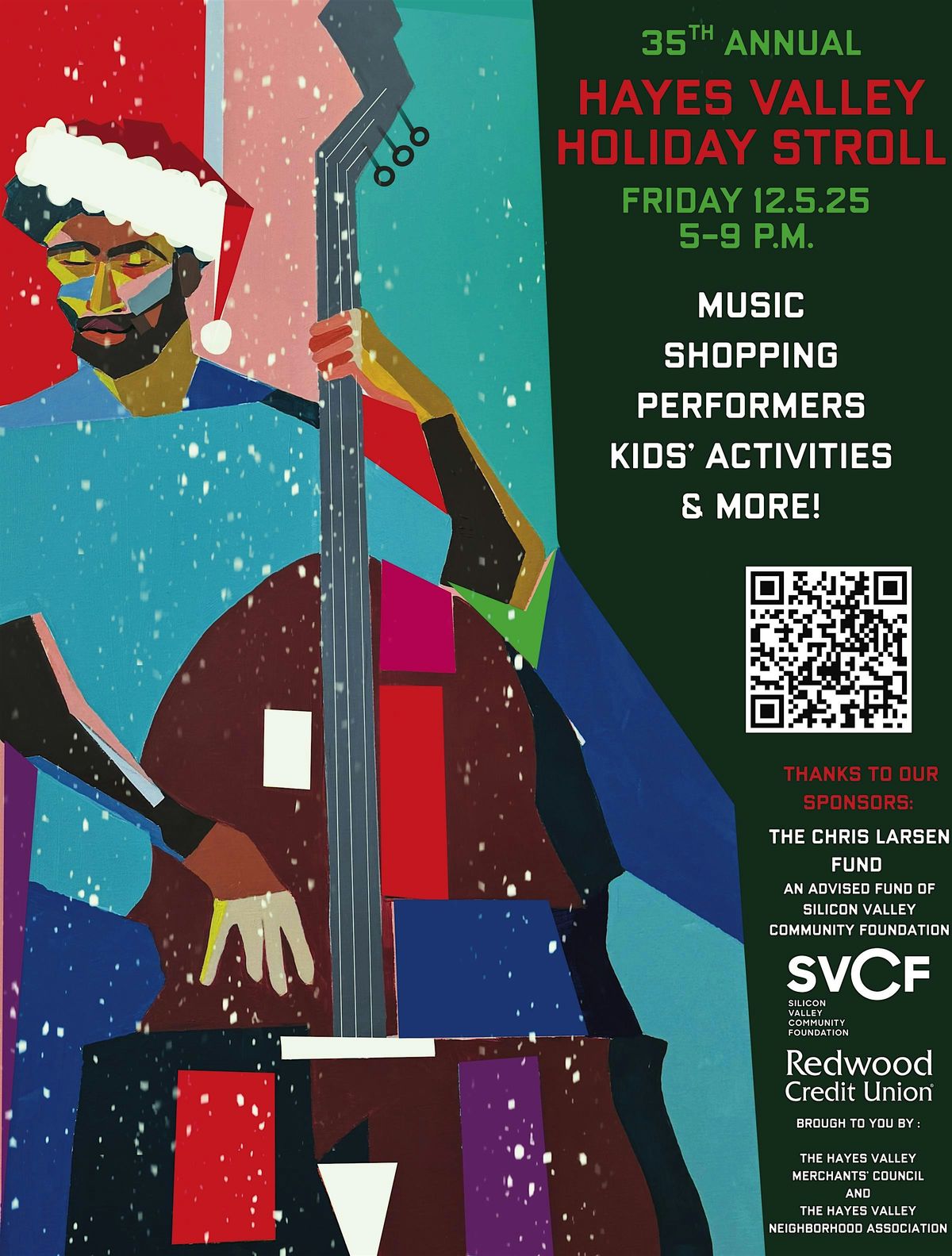 Annual Hayes Valley Holiday Stroll Set for December 5, 2025, 5\u20139pm
